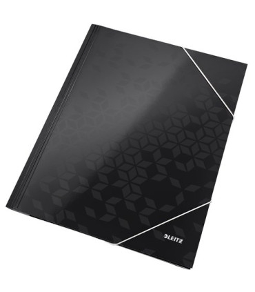 CARPETA SOLAP.LEITZ WOW CART. A4 NEGRO