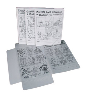 CARPETA SOLAPAS MARIOLA Fº COLOREAR E.20