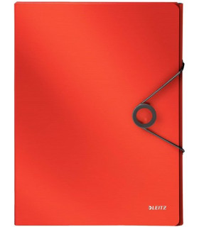 CARP.PROY.LEITZ SOLID PP A4 3cm ROJO