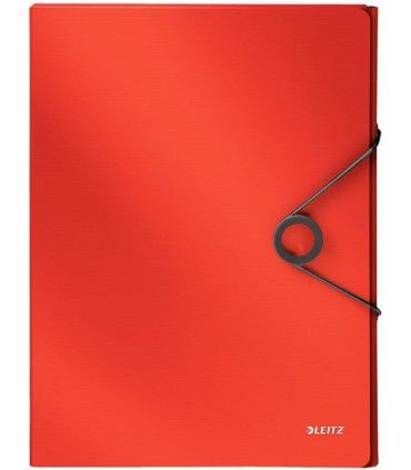 CARP.PROY.LEITZ SOLID PP A4 3cm ROJO