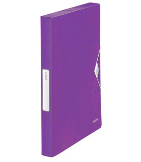 CARP.PROY.LEITZ WOW PP A4 GOM.3 cm VIOLE