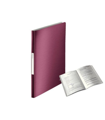 TARIF.LEITZ STYLE A4 PP 20 F. ROJO