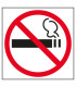 CARTEL ADHESIVO APLI 114X114 PROHIBIDO F