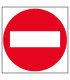 CARTEL ADHESIVO APLI 114X114 PROHIBIDO P