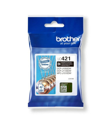 CART.IJ. BROTHER LC-421BK NEGRO