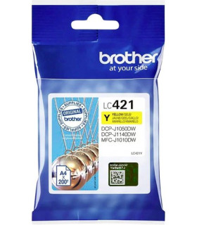 CART.IJ. BROTHER LC-421Y AMARILLO