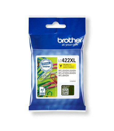 CART.IJ. BROTHER LC-422XLY AMARILLO