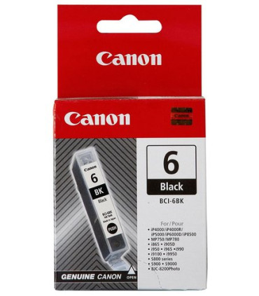 CART.IJ.CANON BCI-6BK NEGRO