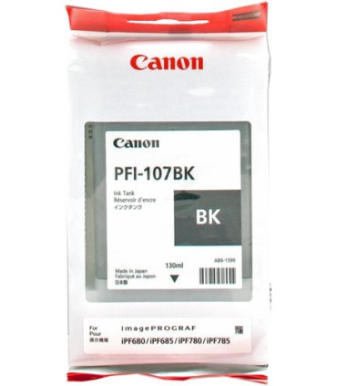 CART.IJ.CANON PFI-107BK NEGRO