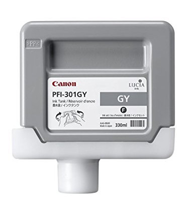 CART.IJ.CANON PFI-301GY GRIS FOTO