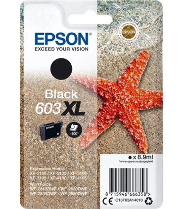 CART.IJ.EPSON T03A140 Nº603XL NEGRO