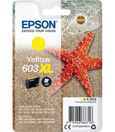 CART.IJ.EPSON T03A440 Nº603XL AMARILLO