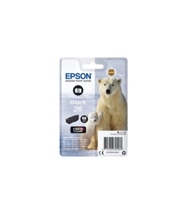 CART.IJ.EPSON T261140 26 NEGRO