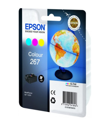 CART.IJ.EPSON T267040 Nº267 TRICOLOR
