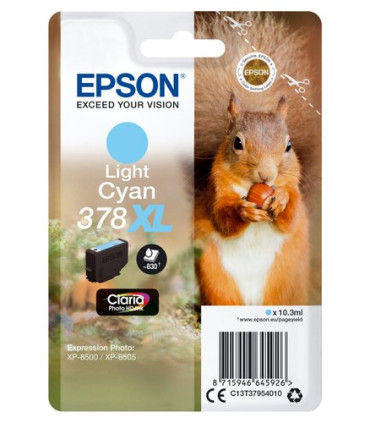 CART.IJ.EPSON T379540 Nº378XL CYAN CLARO