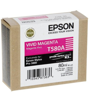 CART.IJ.EPSON T580A00 MAGENTA VIVO