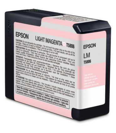 CART.IJ.EPSON T580600 MAGENTA CLARO