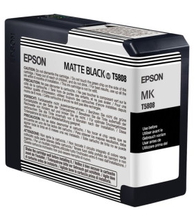 CART.IJ.EPSON T580800 NEGRO MATE