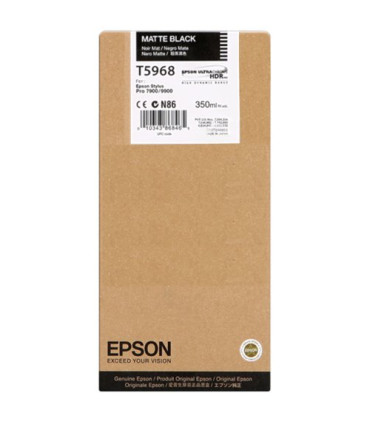 CART.IJ.EPSON T596800 NEGRO MATE
