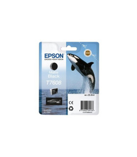 CART.IJ.EPSON T760840 NEGRO MATE