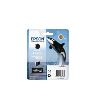 CART.IJ.EPSON T760840 NEGRO MATE