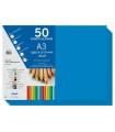 CARTULINA A3 DOHE 180g AZUL BERMUDA P/50