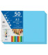 CARTULINA A3 DOHE 180g AZUL OCEANO P/50
