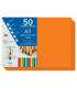 CARTULINA A3 DOHE 180g NARANJA FUEG P/50