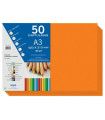CARTULINA A3 DOHE 180g NARANJA FUEG P/50