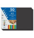 CARTULINA A3 DOHE 180g NEGRO P/50