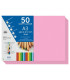 CARTULINA A3 DOHE 180g ROSA CARMESI P/50