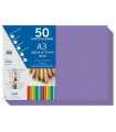 CARTULINA A3 DOHE 180g VIOLETA P/50