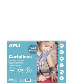 CARTULINA A4 170gr. 50 UD. COL. BLANCO