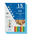 CARTULINA A4 DOHE 180g AZUL OCEANO P/15
