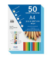 CARTULINA A4 DOHE 180g AZUL OCEANO P/50