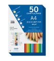 CARTULINA A4 DOHE 180g AZUL ZAFIRO P/50