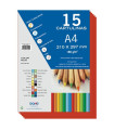 CARTULINA A4 DOHE 180g ROJO P/15