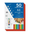 CARTULINA A4 DOHE 180g ROJO P/50