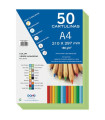CARTULINA A4 DOHE 180g VERDE MONDEG P/50