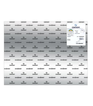 CARTULINA METAL.50x65 IRIS PLATA P/25