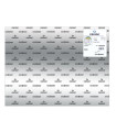 CARTULINA METAL.50x65 IRIS PLATA P/25