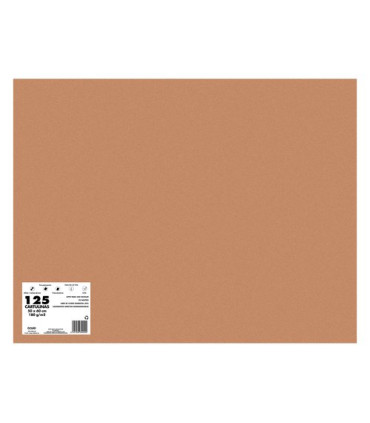 CARTULINA 50x65 DOHE 180g MARRON P/125