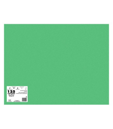 CARTULINA 50x65 DOHE 180g VERDE MI P/125