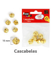 CASCABELES FIXO ORO 15mm B/6