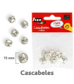 CASCABELES FIXO PLATA 15mm B/6