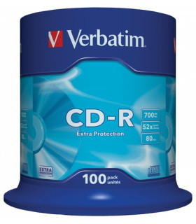 CD-ROM VERBATIM 700MB 48x SPINDLE 100