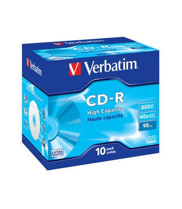 CD-ROM VERBATIM 800MB 40x JEWEL C/10