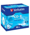 CD-ROM VERBATIM 800MB 40x JEWEL C/10