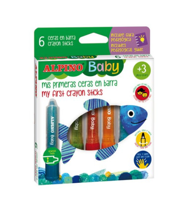 CERAS ALPINO BABY BARRA ESTUCHE DE 6