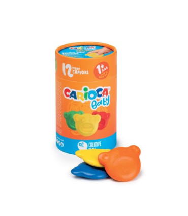 CERAS COLOR CARIOCA TEDDY CAJA DE 12